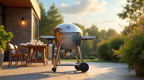 Renouvelez vos barbecues avec le kettle pro 57 cm sur chariot Napoleon